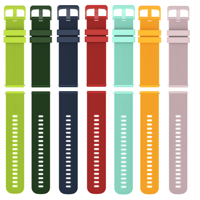 EASILIFE Stock Wholesale Cheap 20mm 22mm Smart Silicone Rubber Band Strap Replacement for Men Women Smartwatches Garmin