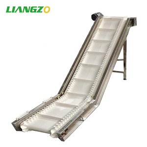 Liangzo Nieuwe Aankomst Plantaardige Food Grade Hopper Lift Hellende Band Transportband Voor Voedingsindustrie - Product Image 3