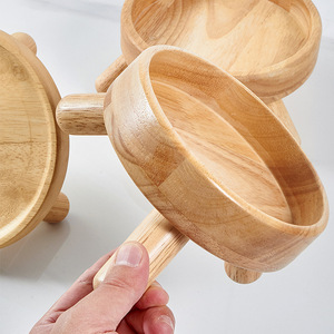 Toptan Yüksek Evcil Hayvan Mama Kabı Standı, Boyun Sağlığı İçin Dökülmez Masif Meşe Ahşap Kedi ve Köpek Mama Kabı Tutucu, Küçük Evcil Hayvan Yemek Masası - Product Image 2