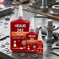 243 271 Colle anaérobie bleue à haute résistance, tolérante à l'huile, 10 ml 50 ml pour vis, boulons et écrous industriels