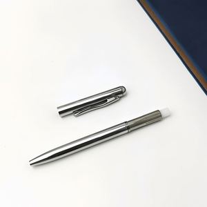 Bolígrafos de Metal de Lujo, Diseño Personalizado con Logotipo, Tinta Negra/Azul, Punta de 1.0 mm, Regalo Empresarial para Oficina/Escuela - Product Image 4