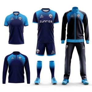 Conjunto de ropa deportiva de fútbol personalizado OEM camisetas y uniformes de entrenamiento de equipos impresos - Product Image 6