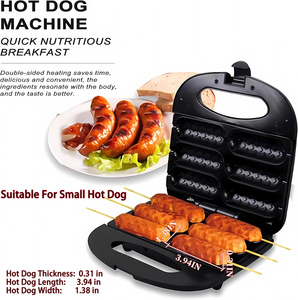 Machine à gaufres 3-en-1 détachable, mini-grille-pain antiadhésif 2 tranches, presse-sandwich avec plaques interchangeables – Vente en gros - Product Image 2