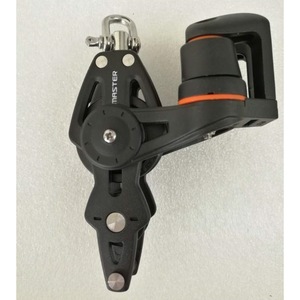 BP-3522FE Single/Extended/Ring-Lock/Cord-Clamping <b>Marine</b> <b>Hardware</b> 35mm Wheel Diameter 8mm Wire Diameter Sailboat Bearing Pulley - Product Image 5