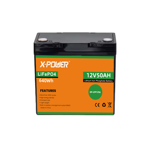 미국 스톡 12.8V 50Ah 충전식 LiFepo4 배터리 내장 BMS 5 년 수명 소형 UPS/타고 온 자동차/이동성 스쿠터 - Product Image 5