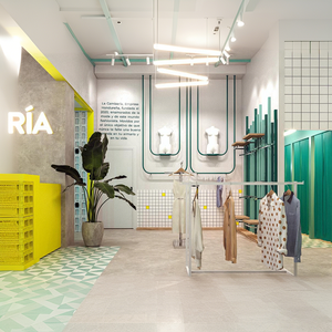 Exhibidores de Tela Modernos y Personalizados <span class=keywords><strong>para</strong></span> Tiendas de Moda, Estanterías <span class=keywords><strong>para</strong></span> Diseño de Interiores de Tiendas de Ropa, Exhibidores Personalizados <span class=keywords><strong>para</strong></span> Tiendas de Regalos y Ropa - Product Image 6