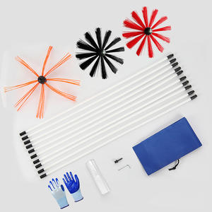 Brosse métallique industrielle en acier balayeuse <span class=keywords><strong>de</strong></span> <span class=keywords><strong>cheminée</strong></span> pour le nettoyage <span class=keywords><strong>de</strong></span> tuyaux <span class=keywords><strong>de</strong></span> cuisine outil et accessoire <span class=keywords><strong>de</strong></span> nettoyage ménager - Product Image 1