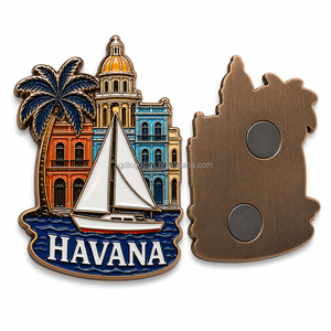 Aimant <span class=keywords><strong>de</strong></span> réfrigérateur en métal émaillé personnalisé en gros, thème <span class=keywords><strong>Cuba</strong></span> Havana, souvenir touristique, <span class=keywords><strong>pour</strong></span> collection <span class=keywords><strong>de</strong></span> cadeaux <span class=keywords><strong>de</strong></span> <span class=keywords><strong>voyage</strong></span> - Product Image 1