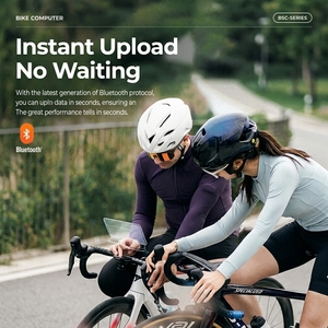Ordinateur de vélo sans fil <span class=keywords><strong>GPS</strong></span> BSC200S avec écran tactile, navigation hors ligne par carte, avertissement de parcours, compatible vélo de route, VTT, vélo électrique - Product Image 3