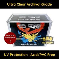 Boîte de protection en acrylique Geling Factory sur mesure de 6 mm d'épaisseur pour Elite Trainer Box, vente en gros, haute qualité, compatible avec Pokémon ETB