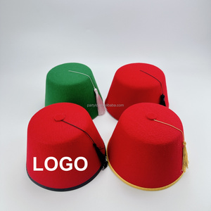 Đỏ Thổ Nhĩ Kỳ tarboosh <span class=keywords><strong>hat</strong></span> với màu xanh lá cây fez <span class=keywords><strong>hat</strong></span> vàng đen tua cho năm mới Tạ Ơn bên Hot Bán trang phục phụ kiện - Product Image 3