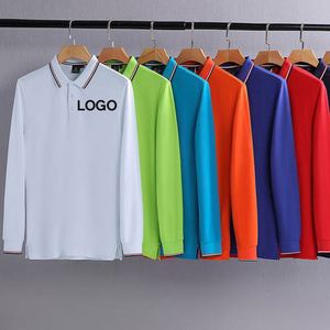 Camiseta de Manga Larga de Alta Calidad para Hombre con Logotipo Personalizado por Sublimación, Camisetas Polo Bordadas para Hombre - Product Image 2