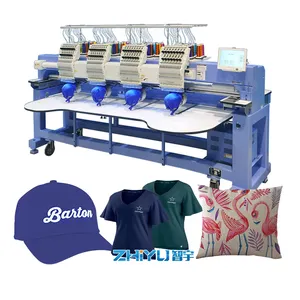 New Design Cap Embroidery Sewing Machine Four Heads Flat Hat Embroidery Machine For Sale