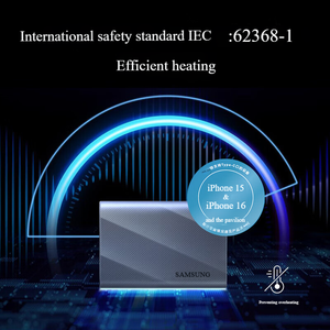 Original Samsung T9 pssd di động ổ cứng màu xám NVMe tốc độ chuyển ghi 2000 MB/giây chống rơi Loại-C 3.2 cho điện thoại - Product Image 2