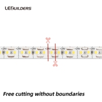 Ruban LED Flexible en Cuivre Haute Qualité 3000K 6000K SMD 200 LED 8MM 24V, Coupable, Contrôle Vocal, Étanche IP68, Garantie 5 Ans, Pour la Maison