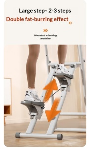 2026 Appareil de fitness multifonctionnel pour la maison, simulateur d'escalade, stepper et simulateur de marche sur les marches en métal, pour usage domestique - Product Image 4