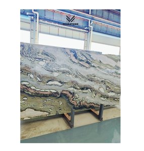 Polished Marble Wall Panel <b>Slab</b> for Indoor Countertops Vanity Integration Stair Treads Benches Furniture - Product Image 1