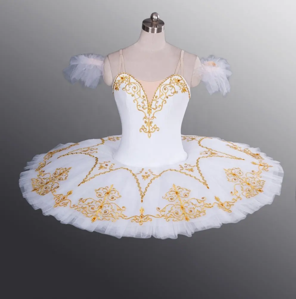 Dance tutu kleid Weiß Floral Schwanensee Kinder Ärmellose Trikot Puffy Flauschigen tutu Erwachsene professionelle wettbewerb Ballett Tutu