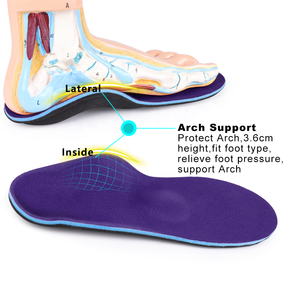 Giảm Giá Hấp Dẫn Chèn Chỉnh Hình Hỗ Trợ Hình Vòm Miếng Lót Chân Phẳng Giảm Đau Miếng Lót Chân Viêm Cân Gan Chân - Product Image 4