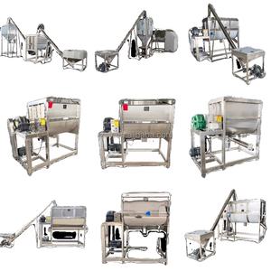 Mezclador de cizalla de arado Horizontal de acero inoxidable Mezclador de polvo calentado de aceite de arado de 1000 litros/Licuadora de cinta/Máquina de mezcla de polvo - Product Image 3