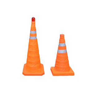 Sản Phẩm Bật Lên Gấp Gọn Chống Nước Đường 700Mm Có Thể Gập Lại Hình Nón Giao Thông Đế ABS Hình Nón An Toàn Có Thể Gập Lại - Product Image 5