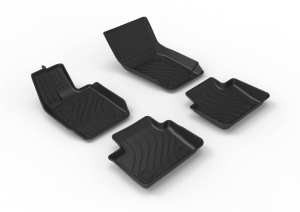 Piezas de accesorios de <span class=keywords><strong>Interior</strong></span> de coche antideslizantes de tamaño de vehículo Original, patrón de alfombrilla de suelo de coche TPE, uso para Porsche Panamera 2024 - Product Image 2