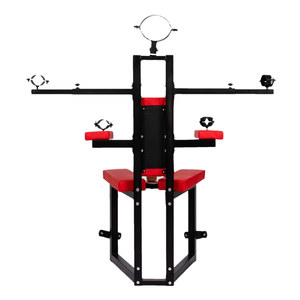 Silla de castigo de sujeción SM, entrenador de cuatro caballos K9, esclavo sexual, sala de entrenamiento de esclavo de perro, diversión, erótico, - Product Image 2