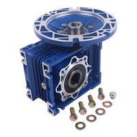 Reduktor Kecepatan NMRV Semirke Berkualitas Tinggi 7.5-100 Worm Gear Box Flange Mounted OEM untuk Penggunaan Industri dengan Housing Aluminium dan Besi Cor
