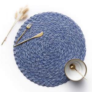 Mantel <span class=keywords><strong>de</strong></span> mesa <span class=keywords><strong>de</strong></span> tejido antideslizante <span class=keywords><strong>de</strong></span> PVC a prueba <span class=keywords><strong>de</strong></span> quemaduras, juego <span class=keywords><strong>de</strong></span> cena con forma <span class=keywords><strong>de</strong></span> bambú, Mantel Individual <span class=keywords><strong>de</strong></span> estilo nórdico, gran oferta, OEM - Product Image 2