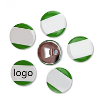Materiales para Botones Redondos Personalizados con Logo Impreso para Tela, 32mm, 44mm, 50mm, 56mm, 58mm, 75mm, Botón de Estaño