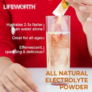 Lifeworth Marque privée Électrolytes Boisson Poudre Hydratation Électrolyte Supplément Boost Énergie Boissons Pré Entraînement