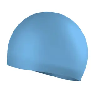 Eco-friendly Silicon Bathing Caps Adults Kids Customized Logo Swimming Hat Silicone Latex Free Seamless Swim Cap