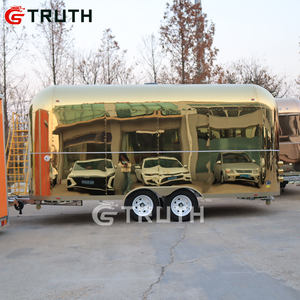 Truth Totalmente equipado Consession Trailer Food Trailer <span class=keywords><strong>Pass</strong></span> Inspection Europa Panadería personalizada Freidora Remolques de alimentos - Product Image 3
