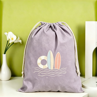 Sac de transport personnalisé en tissu avec cordon de serrage, motif dessin animé, grande taille, avec poignée, léger et réutilisable, pour organiser les petits articles et les cadeaux d'événements