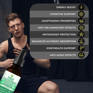 Gouttes liquides Shilajit Himalayan contenant de l'aubergine sud-africaine soutiennent la santé globale améliorent le métabolisme et résistent à l'oxydation - Product Image 4