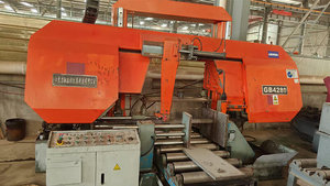 เครื่องเลื่อยโลหะแนวอุตสาหกรรมอุปกรณ์ตัดอัตโนมัติแบบ GB4260แนวตั้งสองคอลัมน์สำหรับท่อเหล็ก - Product Image 6