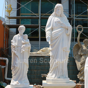 Alta calidad al aire libre jardín elegante señora estatua grande mármol tallado Virgen María <span class=keywords><strong>fuente</strong></span> de agua - Product Image 5