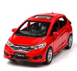 जेड 1:32 होंडा फिट कार मिश्र धातु वाहन मॉडल गहने सिमुलेशन Modelo Diecast मिश्र धातु कार मॉडल Modelo डे automvil