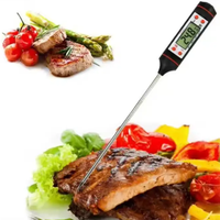 Penjualan Langsung Pabrik TP101 Termometer Dapur Digital Pengukur Suhu Minyak Dapur Probe Makanan Termometer Daging Termometer BBQ
