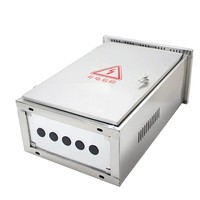 Armoire réseau extérieure étanche en acier inoxydable, sur pied, personnalisable, pour équipement de surveillance, amplificateur de puissance et commutateur