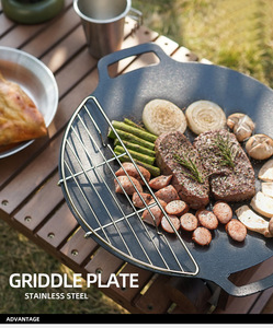 Portatile in acciaio inox semicircolare cremagliera di raffreddamento leggero scarico olio e cremagliera per Picnic all'aperto e <span class=keywords><strong>campeggio</strong></span> <span class=keywords><strong>Mobile</strong></span> - Product Image 5