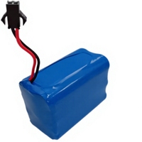 Baterai Isi Ulang Custom 21.6V 22.2V 2600mAh 18650 6s1p dengan Konektor SM 2P untuk Vacuum Cleaner