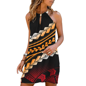 Vestidos casuales <span class=keywords><strong>de</strong></span> moda personalizados para damas polinesio Hawaiano flor niñas <span class=keywords><strong>playa</strong></span> <span class=keywords><strong>de</strong></span> talla grande mujeres vestido <span class=keywords><strong>de</strong></span> verano 2023 vestido floral - Product Image 5
