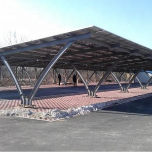 OEM proveedor de oro de aluminio solar carport sistema de montaje - Product Image 5