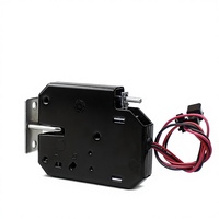 Serrure magnétique pour distributeur automatique 12V, à tige poussoir, commande électrique, pour casier intelligent express, armoire de stockage et armoire logistique