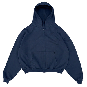 Sudadera con Capucha Personalizada al por Mayor, de Algodón Terry de 380G, con Cierre, para Hombre, TKAN598, con Logotipo Personalizado, Sudadera con Capucha Extra Grande con Cierre para Unisex - Product Image 1