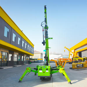 12ton Controle Remoto Impermeável 2ton a 5 Ton Lifting Crawler Crane com Articulating Arm Spider Crane - Product Image 1
