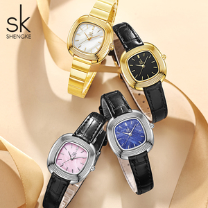 Elegante Reloj de Pulsera para Mujer con Correa de Cuero con Textura de Bambú, Cristal Mineral Resistente a los Arañazos - Product Image 5
