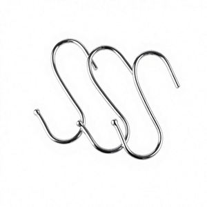 Stainless Steel 410 Material One-Piece Integrity <b>S</b>-Shaped <b>Hook</b> Durable Custom Brand Model FA03 - Product Image 1