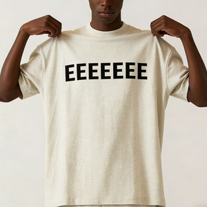 T-Shirt ESS da Uomo, Nuovo Design, Abbigliamento Casual e Streetwear di Alta Qualità, T-Shirt Personalizzate da Uomo in Vendita - Product Image 2